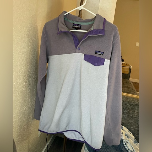 Patagonia Tops - Patagonia Synchilla Lavender Fleece Pullover - Women’s Large